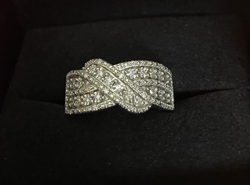 [新品未使用]ONEWAY DIAMOND STORM 26 145cm Every Moment Diamond Crossover Infinity Band 1 ct tw 14K