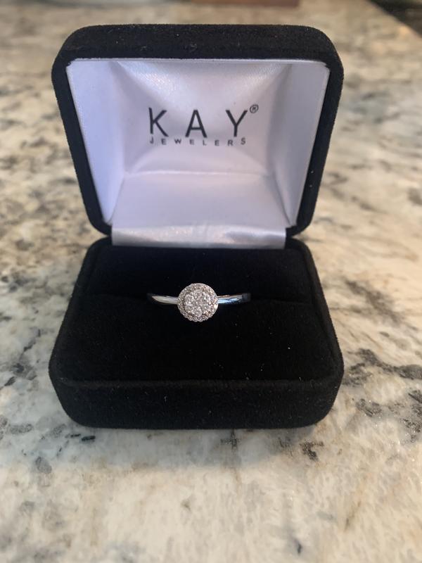 Diamond Ring 1/4 ct tw Round-cut 10K White Gold | Kay