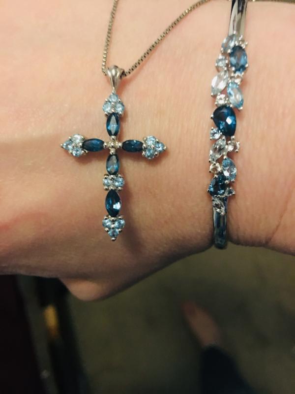 White Bead With Blue Cross Bracelet – Mr Surf's Surf Shop