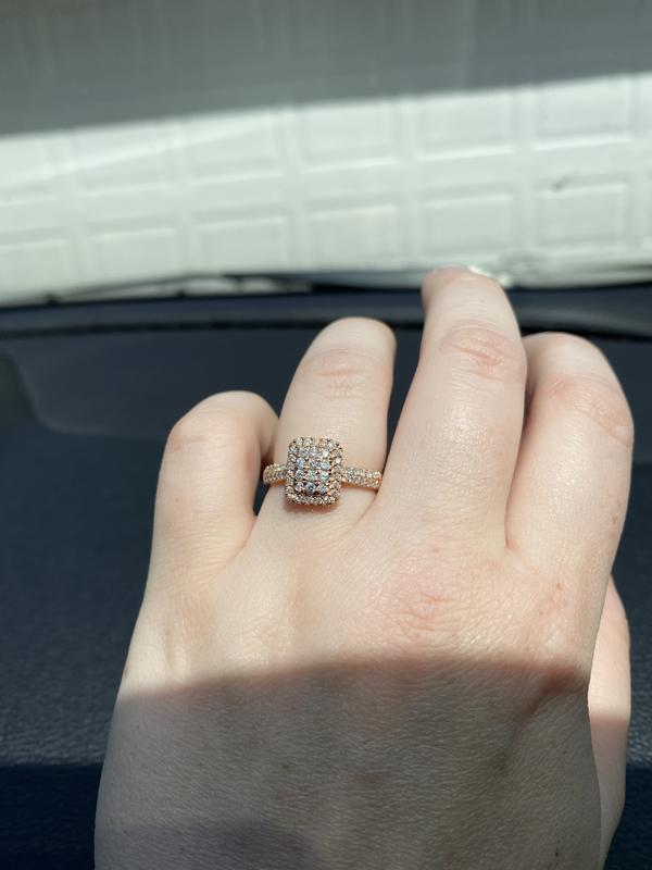 Kay jewelers rose on sale gold engagement rings