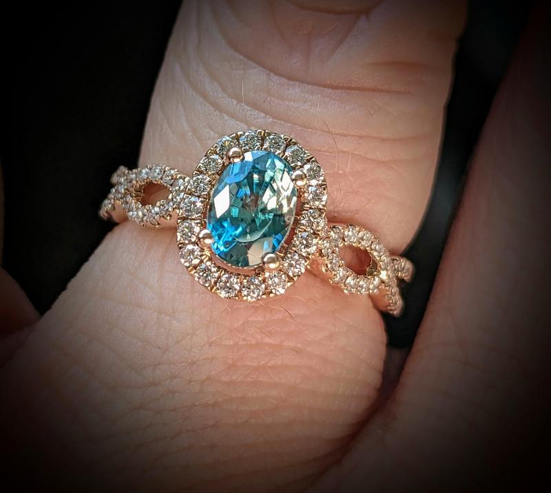 Le Vian Zircon Ring 1/3 ct tw Diamonds 14K Strawberry Gold | Kay