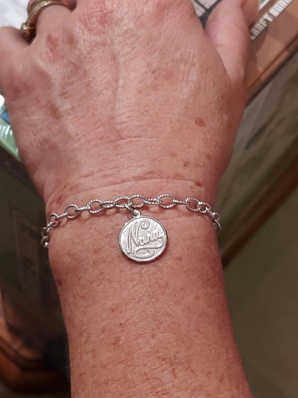 Kay #1 Mom Charm Bracelet Sterling Silver 7 Length