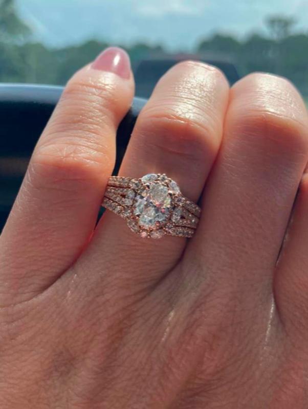 Peach morganite ring kay on sale jewelers