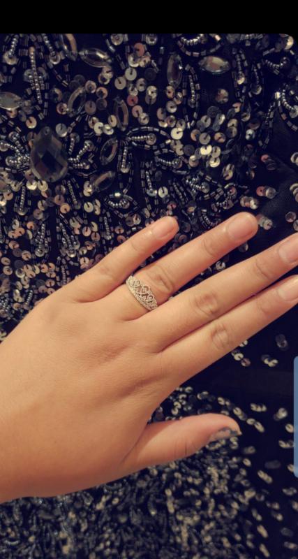 Emmy London Tiara Ring 1/3 ct tw Diamonds Sterling Silver | Kay