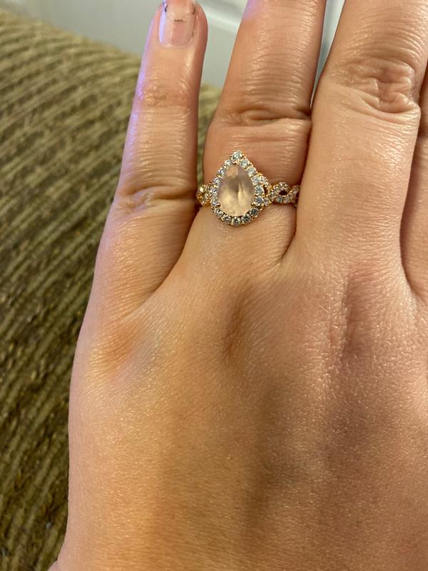 Neil lane deals morganite pear