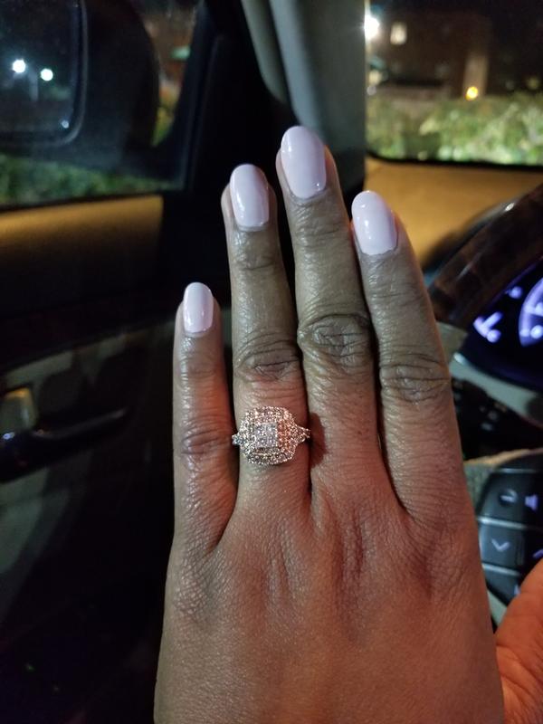 Princess-cut Diamond Engagement Ring 1-7/8 ct tw 14K Rose Gold | Kay