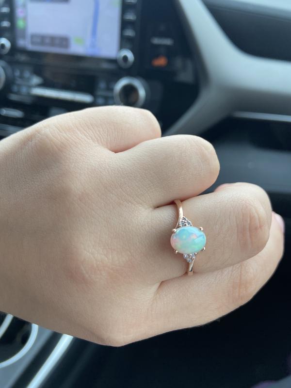 Kay jewelers on sale opal ring