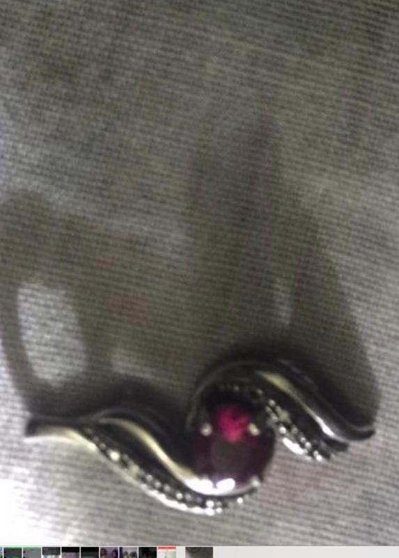 Lab-Created Ruby Necklace Diamond Accents Sterling Silver | Kay