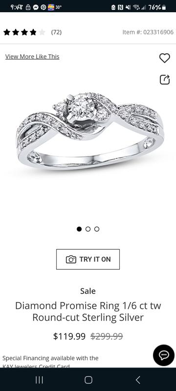 Sterling silver rings hot sale kay jewelers