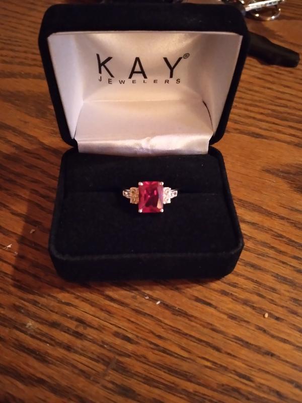 Ruby ring deals kay jewelers