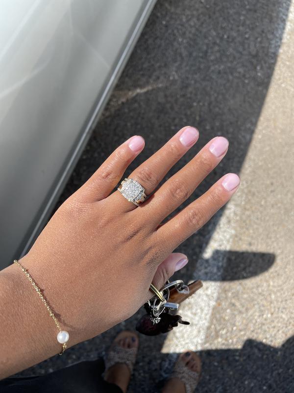 Kay jewelers morganite bridal on sale set