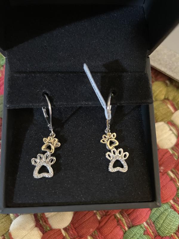 Kay jewelers deals paw print earrings