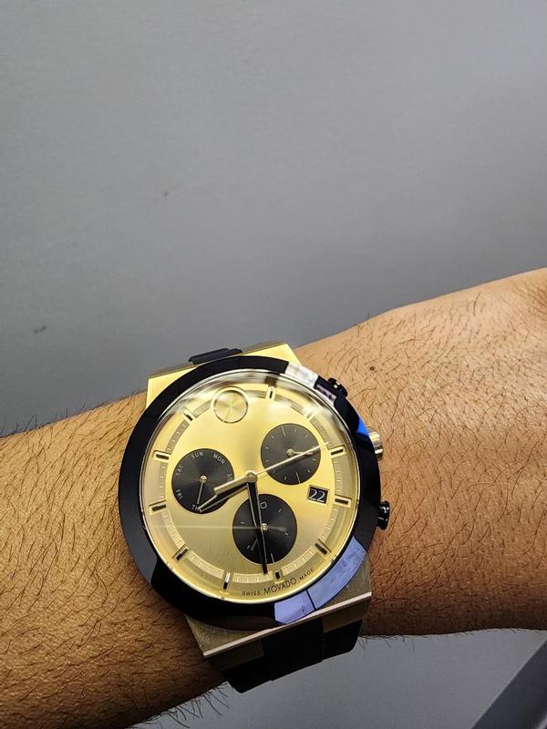 Movado bold fusion online gold