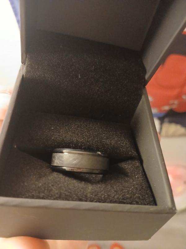 8mm Wedding Band Black Tungsten Carbide | Kay