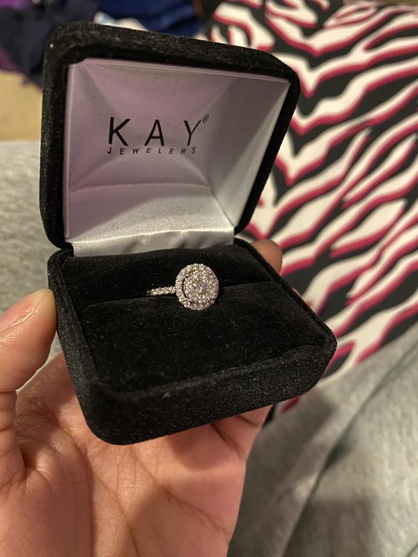 Diamond Engagement Ring 3/4 ct tw Round-cut 14K White Gold | Kay Outlet