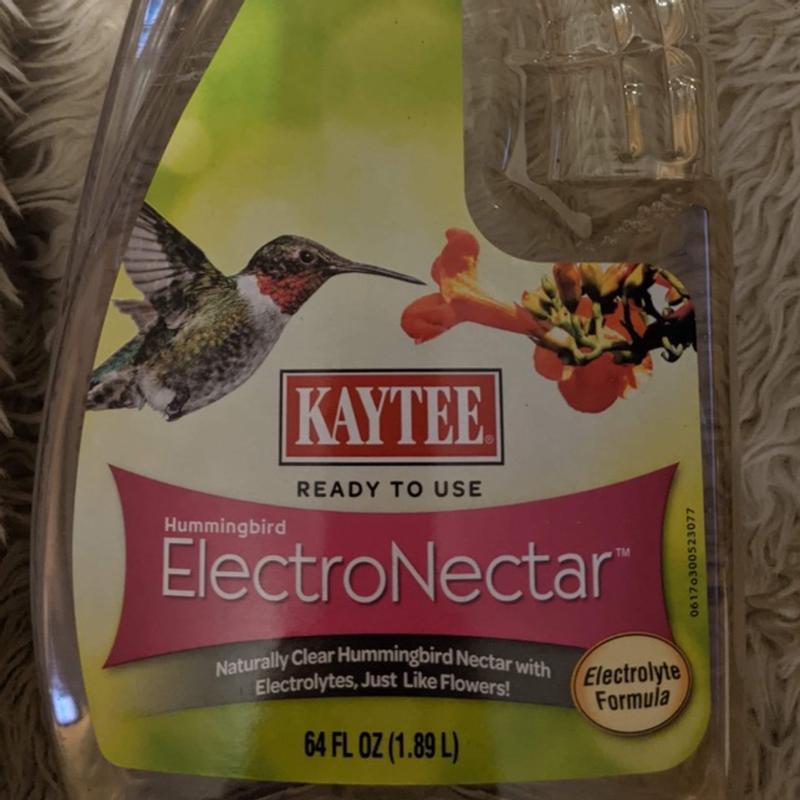 Kaytee  ElectroNectar  Hummingbird  Nectar  Sucrose  64 oz. 