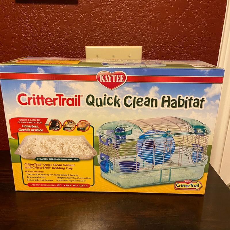 Kaytee crittertrail quick clean habitat best sale