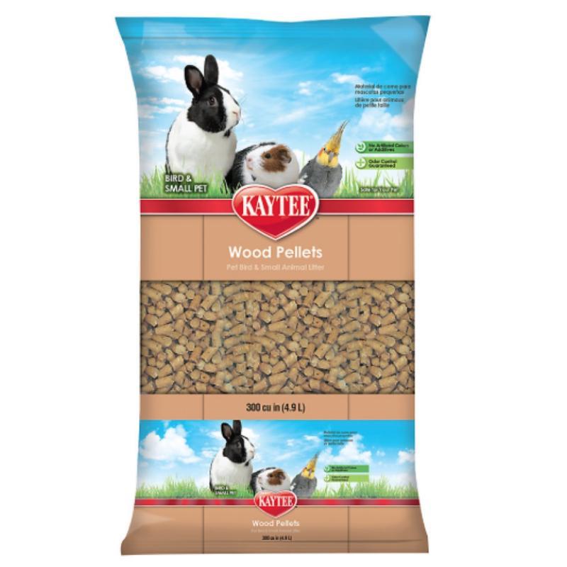 Kaytee Wood Pellets Bird Small Animal Bedding Litter 8 lbs