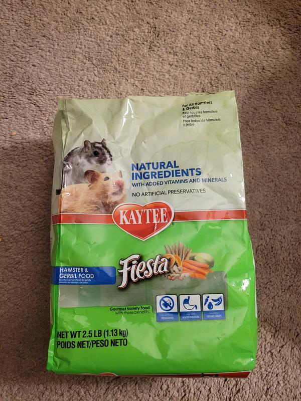 Kaytee Fiesta Naturals Hamster and Gerbil Food 4.5 lbs. Petco