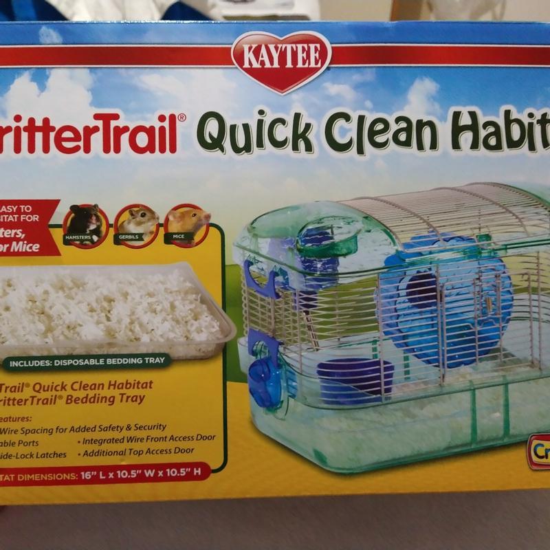 Kaytee crittertrail outlet bedding tray