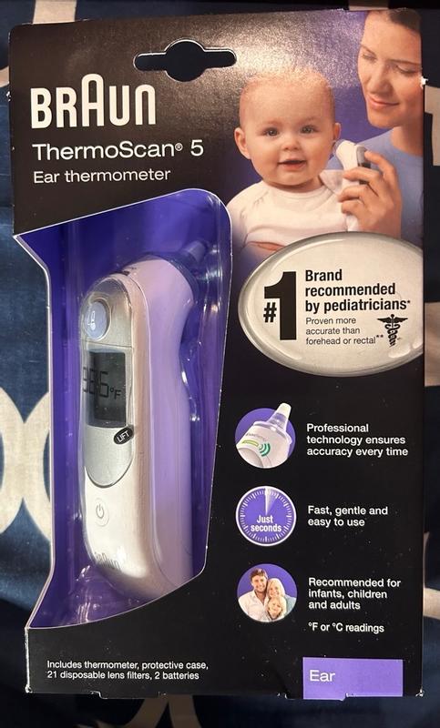 Braun ThermoScan 7 Digital Ear Thermometer for Kids and Adults - Fast &  Accurate Results in 2 Seconds