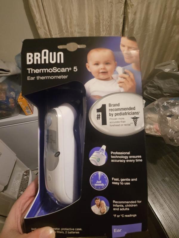 Braun Thermoscan 5 Ear Thermometer, 1 ea Pack of 2