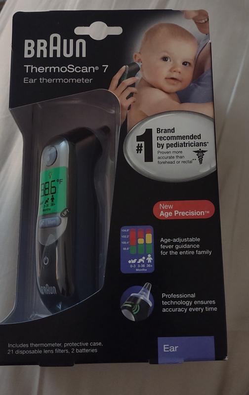 Thermomètre auriculaire Braun TermoScan7 + 1 thermomètre jouet