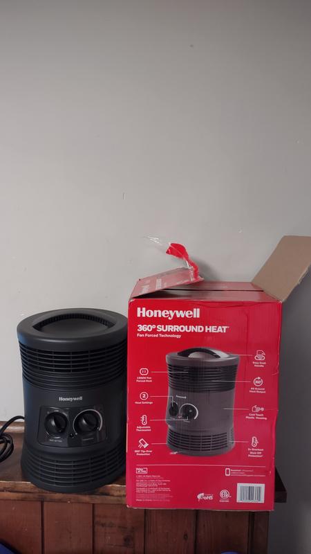 Honeywell Up to 1500-Watt Fan Tower Indoor Electric Space Heater with  Thermostat in the Electric Space Heaters department at Lowes.com