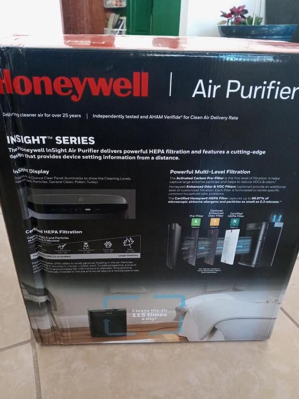 Honeywell HPA5150BC InSight True HEPA Air Purifier, Removes Allergens ...