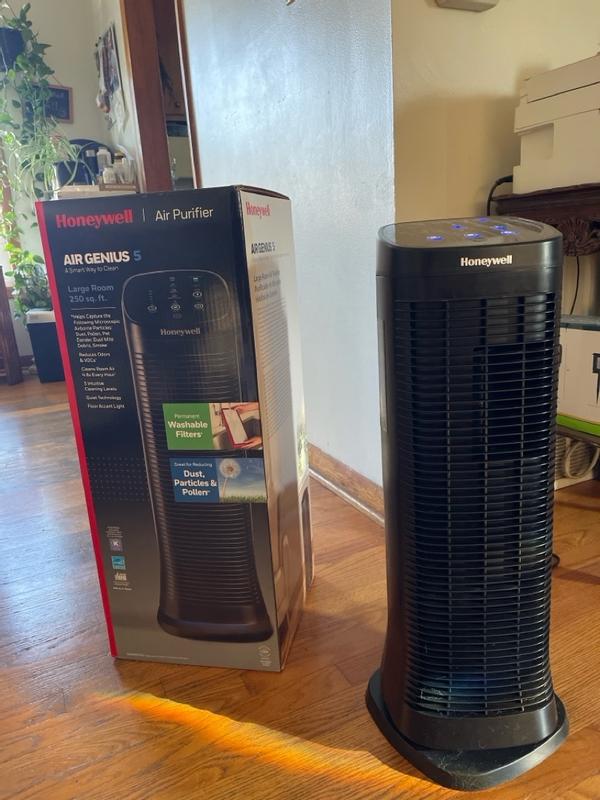 Honeywell Air Genius 5 Oscillating Tower Air Purifier and Odor