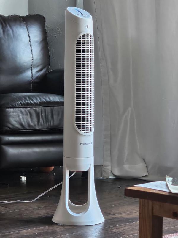Honeywell QuietSet Tower Fan Speed Oscillating Remote Timer