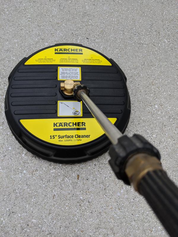 Karcher Surface Cleaner 15-in 3200 PSI Rotating Surface Cleaner for Gas and Electric  Pressure Washers in the Pressure Washer Surface Cleaners department at