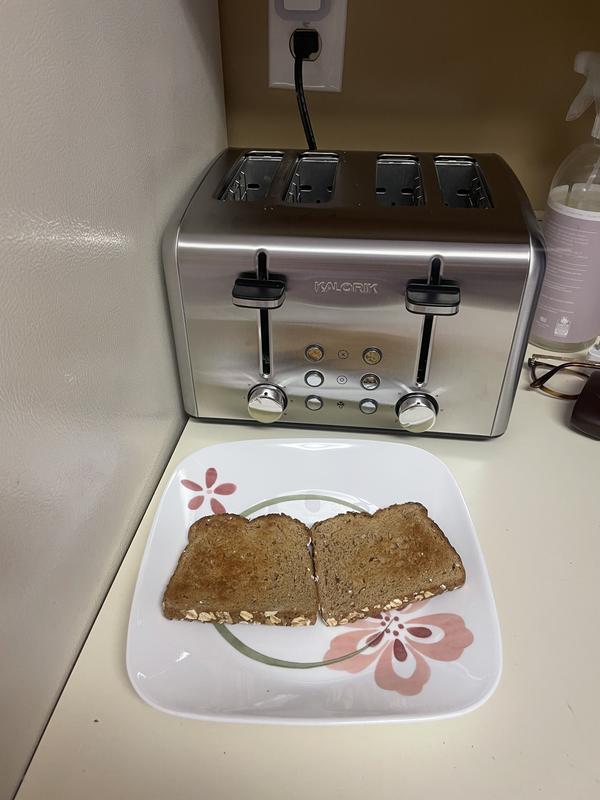 Kalorik 4-Slice Stainless Steel 1800-Watt Toaster in the Toasters