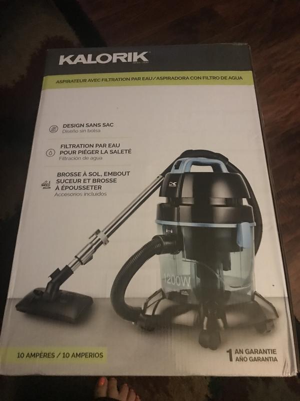 KALORIK Water Filtration Canister Vacuum Cleaner WFVC 43331 BL - The Home  Depot