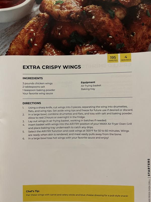 Recipe included in the cook book