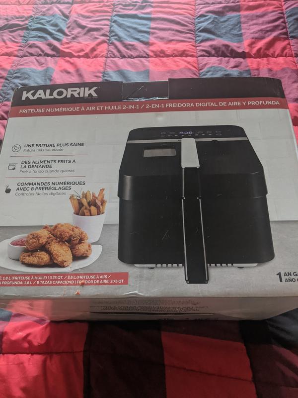 Kalorik 2in1 Digital Air Deep Fryer 