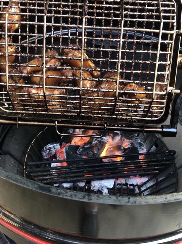 Kamado Joe JoeTisserie Basket Kit - Cestelli Per Girarrosto Con Finitura Antiaderente
