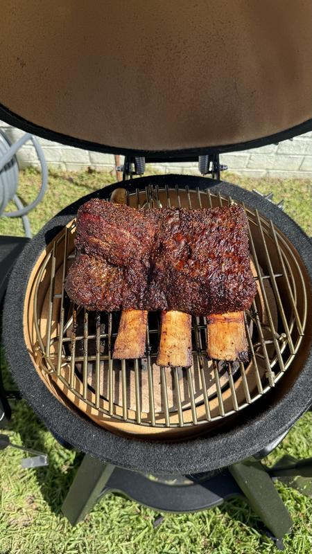 Kamado Joe Joe Jr. 13.5-in W Blaze Red Kamado Charcoal Grill in