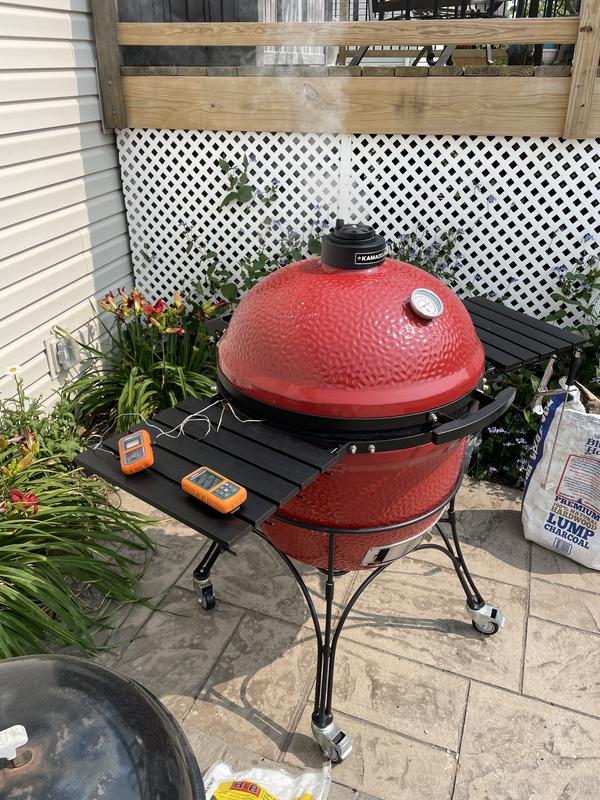 Joe Jr® Portable Grill with Cast Iron Stand - Kamado Joe