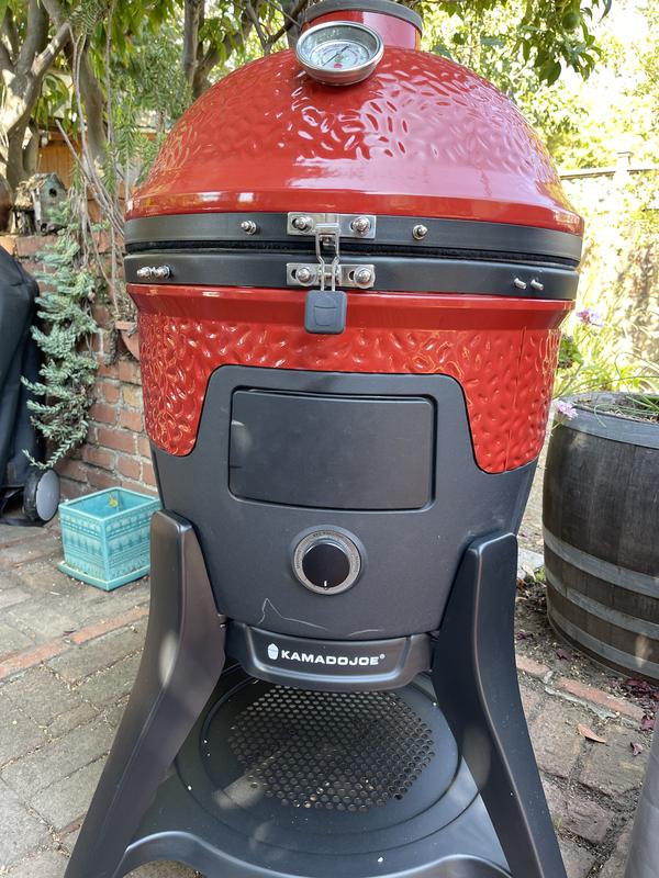 Kamado joe pellet outlet smoker