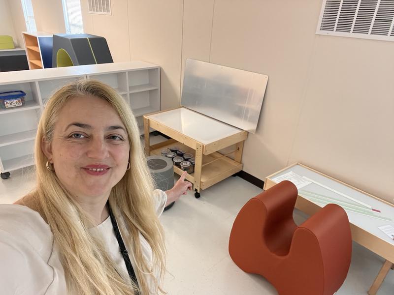 Our Light Table in the classroom