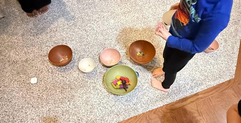 Kaplan Early Learning Counting Bowls Numeracy Activities 9-Piece Bowls ...