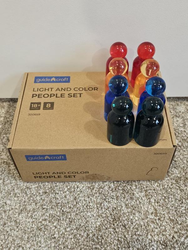Light and Color People Set - 8 Pieces | Kaplan Early Learning