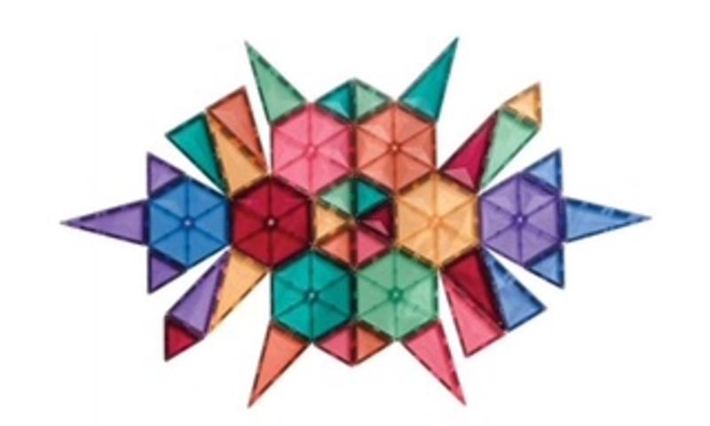 nazamarina ブイズ RR コンプ 40セット Colorful Magnetic Tiles Geometry Pack - 40 Pieces | Kaplan Early