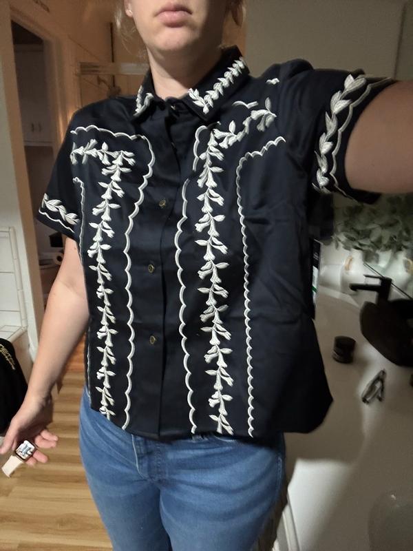 Customer photo for "Cute but another crop top"