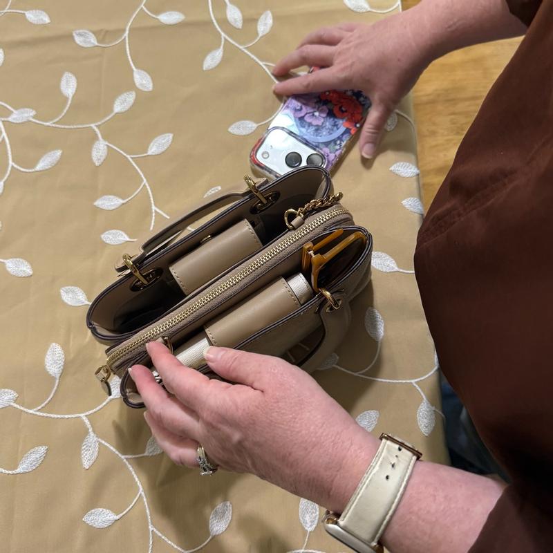 Customer photo for "This would be the perfect date-night purse!"