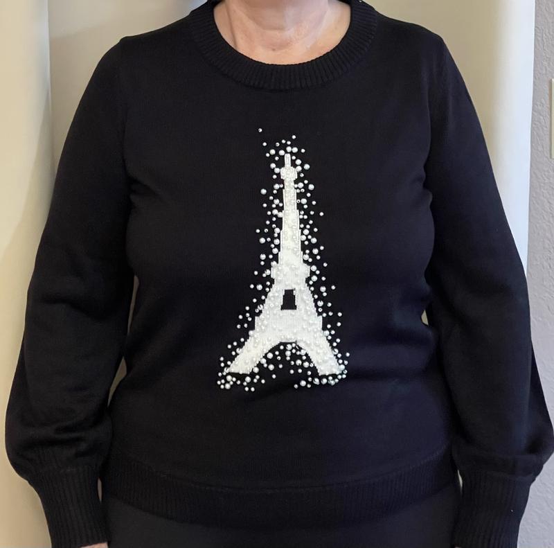 New hotsell Karl Lagerfeld Paris sweater Eiffel Tower design size S