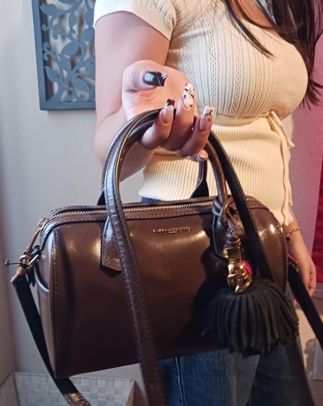 Customer photo for "Super cute brown purse"