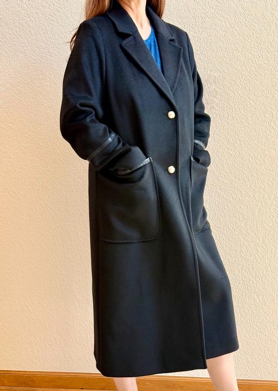Customer photo for "Wonderfully soft warm wool coat! A must have!"