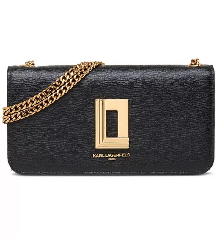 Karl cheapest Lagerfeld Paris Leather Wristlet